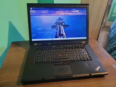 Lenovo ThinkPad T510 15" Laptop Intel i5 NVIDIA GPU 8GB RAM 128GB SSD Win 11 - Image 1 of 4