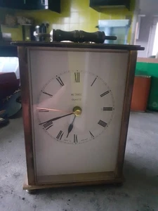 vintage metamec quartz carrage clock battery powered - Picture 1 of 6