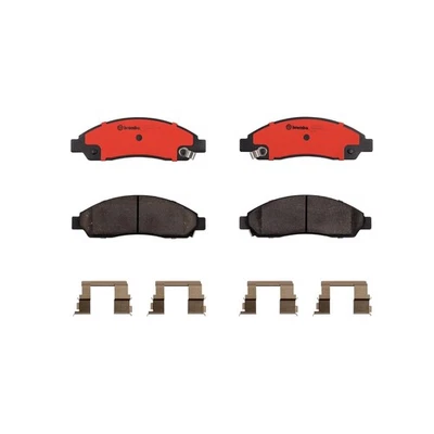 布雷博 P34005N 盘式制动垫套装适用于精选 04-08 雪佛兰 GMC 五十铃型号 — 第 1/4 张图片