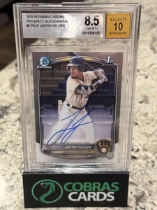 Bowman Jadyn Fielder 2025 cromo automático primera #CPA-JF Brewers - Imagen 1 de 2