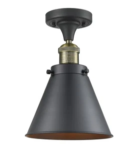 Innovations Lighting 517-1CH Appalachian Appalachian 1 Light 8"W - Black - Picture 1 of 2