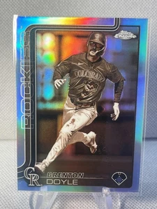 2025 Topps Chrome Chrome Brenton Doyle Sepia Refractors #118 Colorado Rockies - Picture 1 of 2