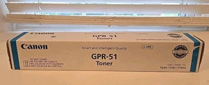 Tóner cian Canon 8517b003 GPR-51 genuino nuevo caja sellada OEM envío gratuito - Imagen 1 de 1