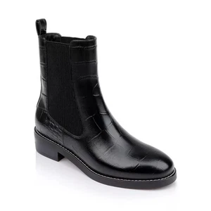 Neu L'Agence Emma Chelsea Boots Schwarz Kroko Damengröße 10 - Bild 1 von 14