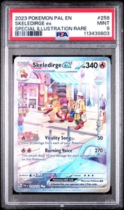 PSA 9 MINT Skeledirge Ex SIR Pokemon Paldea Evolved 258/193 - Picture 1 of 2
