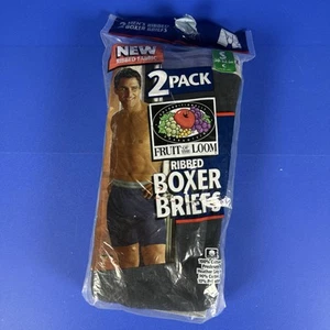 Vintage 90s Fruit Of The Loom Boxer Briefs Size Small 30-32 NEW 2 Pack - Picture 1 of 4