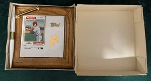 Vintage Philadelphia Phillies Mike Schmidt 70’s Desk Pen Decor Plaque Set in Box - Bild 1 von 5