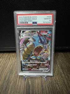 2021 Pokemon Sword & Shield Evolving Skies Gyarados VMAX PSA 10 #029 - Bild 1 von 2