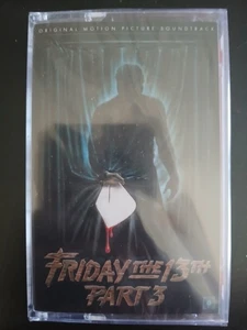 NEW Friday The 13th Part 3 soundtrack RED WHITE Cassette Terror Vision #/200 LTD - Picture 1 of 2
