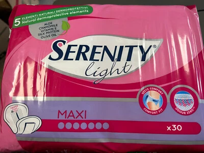 120 Pannoloni Serenity Light Lady Maxi 30 Pz a Confezione - Image 1 of 3