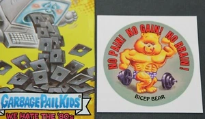GARBAGE PAIL KIDS 2018 Odiamo gli anni 80 "Orsi Grossi" #26 Orso bicipite - Foto 1 di 3