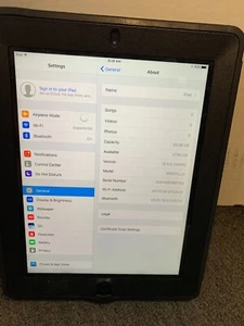 Apple iPad 4 MD511LL/A 2012 4ª Generación 9.7" 32GB 5MP WiFi Bluetooth Negro - Imagen 1 de 6