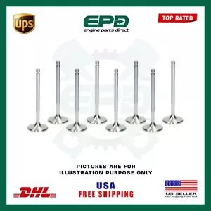 8 EXHAUST VALVES FOR MERCEDES SPRINTER E-CLASS VIANO OM651 2.1 DIESEL ENGINE - Picture 1 of 1