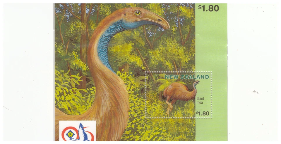 NEW ZEALAND SC.1399b 1996 EXTINCT BIRDS SOUVENIR SHEET MNH YE22 - Image 1 of 1