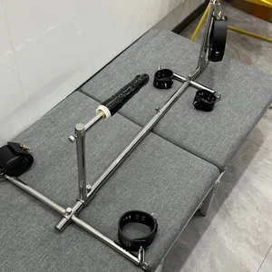 Bein Spreizstange Rack Open Leg Bondage Handschellen Fußfesseln Sex-Möbel Plug - Bild 1 von 12