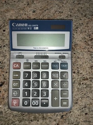 Canon HS-1200TS Scientific Calculator Solar Cell Battery - Tested - Image 1 of 4