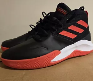 Adidas Own The Game Zapatillas Zapatos Talla US 9.5 Rojo Negro Blanco - Imagen 1 de 9