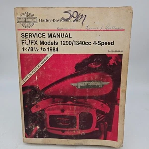 Harley Davidson Service Manual FL/FX Models 1200/1340cc 4-Speed 1978½ to 1984 - Picture 1 of 13
