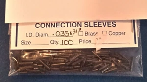 Vorfach Verbinder Crimphülsen 0,035 x 0,313 - Bild 1 von 1