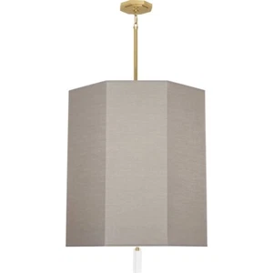 Robert Abbey Kate 6 Light Pendant, Brass/Clear Crystal Accent/Smoke Gray - SG202 - Picture 1 of 1