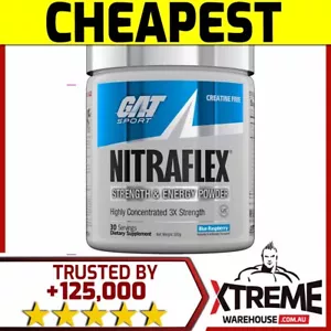 GAT NITRAFLEX 30 SERVE // C4 WAR PRE WORKOUT ENERGY ZERO - Picture 1 of 1