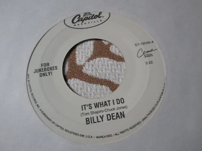 Billy Dean - It's What I Do / The Mountain Moved (FOR JUKEBOXES ONLY 45) Foto 1 de 2