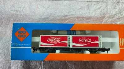 Roco 4320 carrello container refrigerato Coca Cola DC H0 - Immagine 1 di 2