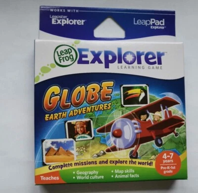 LeapPad Leapster Explorer GS LeapPad Learning Game Globe Earth Adventure - Image 1 of 2