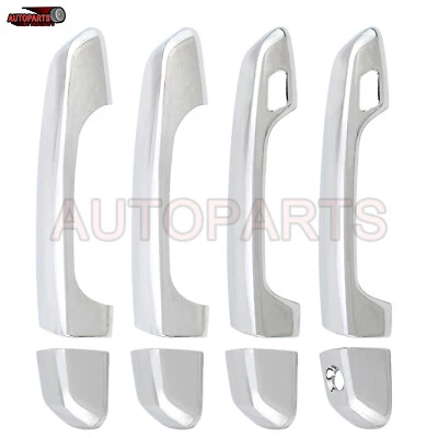 Cubierta y tapa de manija de puerta cromada izquierda y derecha para Toyota 4Runner 2010-2022 Foto 1 de 4