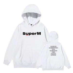 KPOP SuperM Sudadera con Capucha Mujeres Hombres Informal Sudadera Pullover Jersey Prendas de abrigo Abrigo Nuevo - Imagen 1 de 9