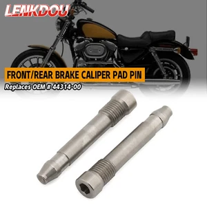 Front Rear Brake Pad Pin For Harley 2000-2007 Touring Softail Dyna Sportster 883 - Picture 1 of 7