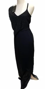 Life With Bird Evening Dress Size 2 (US) | 6 (AU)  Black Inertia Creep Long  - Imagen 1 de 9