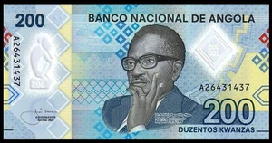 Angola 200 Kwanzas 2020 P 160 Polymer UNC - Bild 1 von 2