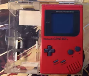 Nintendo Play it Loud! Gameboy - Rosso con custodia e display illuminato - Foto 1 di 4