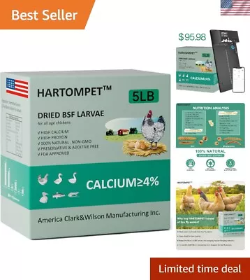 Powerful 5 lbs Black Soldier Fly Larvae Treats - Ideal for All Bird Species - Image 1 of 4