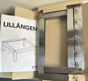 Ikea Untergestell Lillangen 201.378.65 - verchromt - 40x36x15 cm - Neu / OVP - Bild 1 von 6
