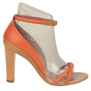CHLOE SHOES STRAPPY SANDALS 'CALENDULA' LEATHER HIGH HEEL $850 sz 41 US 10.5 - Picture 1 of 10
