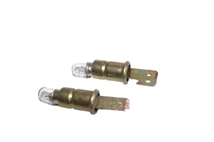 2 Lampenfassung + Birne 12V 2W Tachobeleuchtung Drehzahlmesser für Simson Moped - Bild 1 von 6