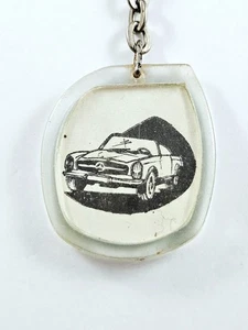 SCHLÜSSELANHÄNGER - MERCEDES-BENZ 200er 60er Jahre - Garage CHENEAU La Riche - Vintage - Bild 1 von 3