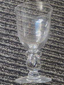 (6) Vintage Heisey Crystal "Lariat" 4 oz. CLARET Stems **51-9 - Picture 1 of 9