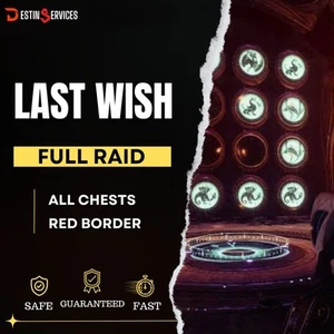 Last Wish | Full Raid + All Secrets Chests | XboxPsnPc - Imagen 1 de 1