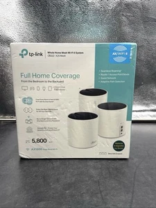 NUOVO TP-Link Deco X25 AX1800 Dual-Band Intera Rete Casa AX/Wi-Fi 6 (Confezione da 3) Bianco - Foto 1 di 6