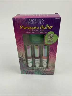 New Physicians Formula Murumuru Butter Brazilian Pout Lip Kit Set Rare Set  - Image 1 of 4