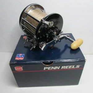 Penn Reels Long Beach 67 Vintage Black Saltwater Fishing Reel - Picture 1 of 6