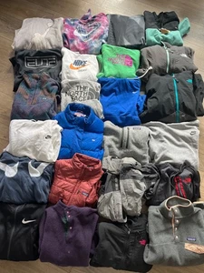 Lot 24 Hoodies Sweaters Jackets The North Face Nike Patagonia Men's Women's - Picture 1 of 6