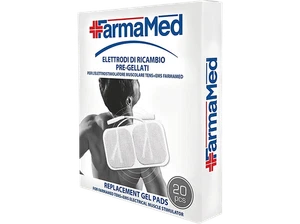 Aparato médico - Farmamed 05431 Electrodos de Recambio Almohadillas Gel, 20 - Imagen 1 de 2