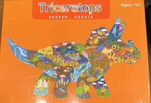Triceratops Formpuzzleteile Forest World 12 Jahre komplett 150 Holzteile - Bild 1 von 9
