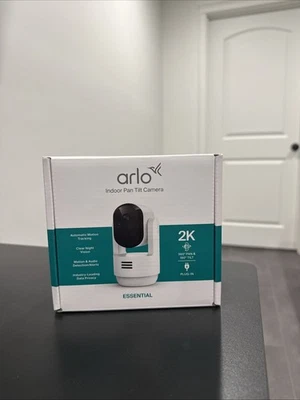 Arlo Essential Pan Tilt (Indoor) 2K Camera - VMC3073 - Image 1 of 4