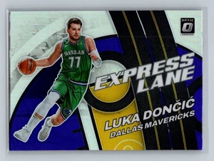 Luka Doncic 2021-22 Donruss Optic #7 Express Lane Holo Dallas Mavericks - Picture 1 of 2
