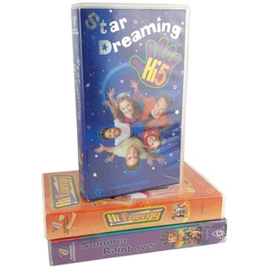 Vtg HI-5 VIDEOS Star Dreaming Hi Energy Summer Rainbows x3 Village 1999 PAL Aus - Picture 1 of 23